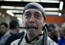метание ножей, ,Photos of the tournament, which was held February 28, 2015, in Moscow at the 