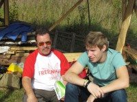 метание ножей, ,September 19, 2015 in the village of Sapegino (Moscow region, Volokolamsk district) held a friendly tournament of a throwing various objects. The program of events included throwing a knife, an ax and a shovel 3 + 4 + 5 meters, no-spin throwing 4 meters, throwing unusual objects - the giant nails, plates and unusual knives, exercise 