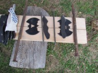 метание ножей, ,September 19, 2015 in the village of Sapegino (Moscow region, Volokolamsk district) held a friendly tournament of a throwing various objects. The program of events included throwing a knife, an ax and a shovel 3 + 4 + 5 meters, no-spin throwing 4 meters, throwing unusual objects - the giant nails, plates and unusual knives, exercise 