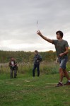 метание ножей, ,September 19, 2015 in the village of Sapegino (Moscow region, Volokolamsk district) held a friendly tournament of a throwing various objects. The program of events included throwing a knife, an ax and a shovel 3 + 4 + 5 meters, no-spin throwing 4 meters, throwing unusual objects - the giant nails, plates and unusual knives, exercise 