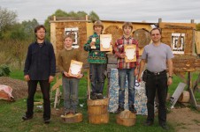 метание ножей, ,September 19, 2015 in the village of Sapegino (Moscow region, Volokolamsk district) held a friendly tournament of a throwing various objects. The program of events included throwing a knife, an ax and a shovel 3 + 4 + 5 meters, no-spin throwing 4 meters, throwing unusual objects - the giant nails, plates and unusual knives, exercise 