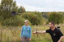 метание ножей, ,September 19, 2015 in the village of Sapegino (Moscow region, Volokolamsk district) held a friendly tournament of a throwing various objects. The program of events included throwing a knife, an ax and a shovel 3 + 4 + 5 meters, no-spin throwing 4 meters, throwing unusual objects - the giant nails, plates and unusual knives, exercise 