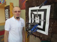 метание ножей, ,October 16-18, 2015 in Ryazan was 15 Championship of Russia on knife throwing. The competition was held at the Academy of Law and Management of the Federal Penitentiary Service. It should be noted the high level of organizers and athletes. The undisputed leader at all distances was Alexander Kharitonov. 