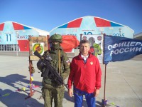 метание ножей, ,Executive Director of the Federation of sports knife throwing Vladimir Gureev took part in the celebration of the Land Forces of the Russian Federation in the park PATRIOT in Kubinka and held demonstrations of knife throwing. 