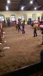 метание ножей, ,Фестиваль военного искусства казаков «Казарла» прошёл 12 декабря в Москве на базе конно-спортивного клуба «Измайлово». Десятки казаков с Дона, Кубани, Терека, Волги, из других регионов собрались тут, чтобы посостязаться в рубке, метании ножа, продемонстрировать мастерство владения кнутом. Свое умение метания ножей продемонстрировали и московские метатели. 