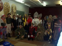 метание ножей, ,December 19-20, 2015 in Samara was a happy New Year tournament of knife throwing. Incendiary costume event combined persistent struggle among throwers. Santa Claus, judged strictly and fairly. A few photos from the team of Izhevsk 