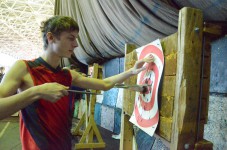 метание ножей, ,Photos from the tournament on a throwing knife, which was held in Samara on February 20 at the Sports Palace Aviacor on the Festival of Martial Arts. 