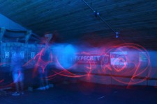 метание ножей, ,30.06.2016 was the first neon knife-throwing tournament. The event took place in complete darkness, but the blades are illuminated by LEDs, the target illuminated with ultraviolet light. 