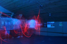 метание ножей, ,30.06.2016 was the first neon knife-throwing tournament. The event took place in complete darkness, but the blades are illuminated by LEDs, the target illuminated with ultraviolet light. 