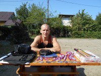 метание ножей, ,August 20 was the second tournament of Nevinnomyssk of Sports knife throwing. 