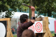 метание ножей, ,On September 1-3, in the small village of Alsomocsolad, Hungary hosted the European Championship 2017, according to the European Knife thrower Association. This large-scale tournament was attended by more than 150 throwers from different countries. Photos from Yuri Sokolov 