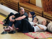 метание ножей, ,Соревнования проходили под Рязанью. 