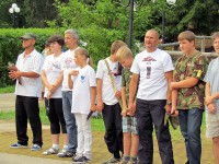 метание ножей, ,Август 2012 года, дом отдыха Космодром, Московская область под Пушкино 