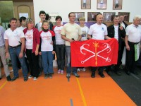метание ножей, ,Ввиду плохой погоды соревнования проходили в зале 