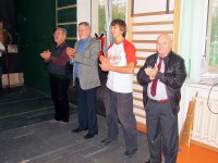метание ножей, ,Ввиду плохой погоды соревнования проходили в зале 