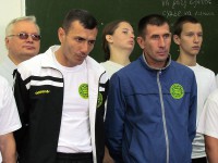 метание ножей, ,Ввиду плохой погоды соревнования проходили в зале 