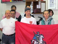 метание ножей, ,Ввиду плохой погоды соревнования проходили в зале 