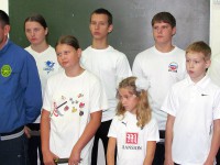 метание ножей, ,Ввиду плохой погоды соревнования проходили в зале 