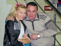 метание ножей, Хелен Андерсен и Андрей Егоров,15-17 ноября 2013 года в городе Пушкино Московской области проходил Чемпионат Мира по спортивному метанию ножа федерации Unifight.