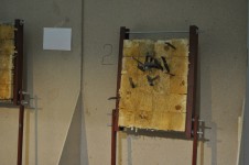 метание ножей, ,1 марта 2014 года на выставке 