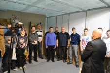 метание ножей, ,1 марта 2014 года на выставке 
