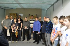 метание ножей, ,1 марта 2014 года на выставке 
