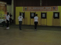 метание ножей, ,6-7 декабря 2014 года под Рязанью прошел Чемпионат Мира по Универсальному бою в дисциплине Спортивное метание ножа. Несмотря на небольшой круг участников соревнования получились очень упорными.  