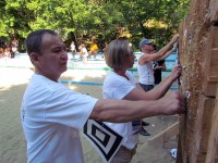 метание ножей, ,Фотографии с Чемпионата России, проходившего под Новороссийском 15-21 июля 2013 года 