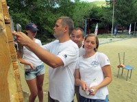 метание ножей, ,Фотографии с Чемпионата России, проходившего под Новороссийском 15-21 июля 2013 года 