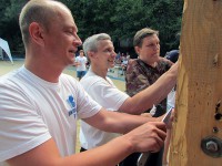 метание ножей, ,Фотографии с Чемпионата России, проходившего под Новороссийском 15-21 июля 2013 года 